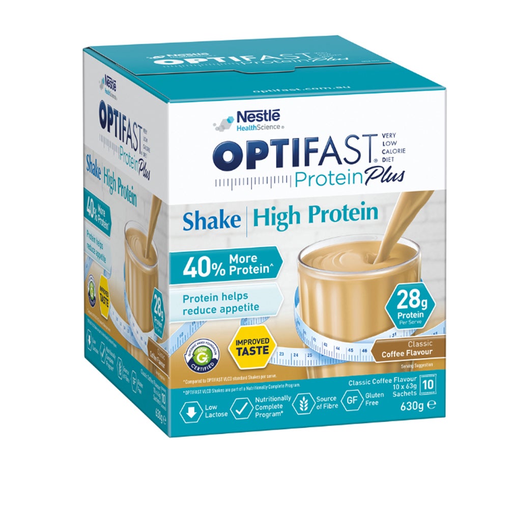 Optifast VLCD Protein Plus Shake Classic Coffee 63 gm x 10