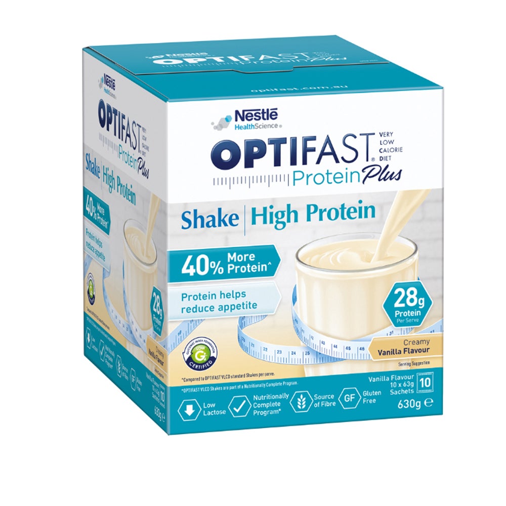 Optifast VLCD Protein Plus Shake Creamy Vanilla 63 gm x 10