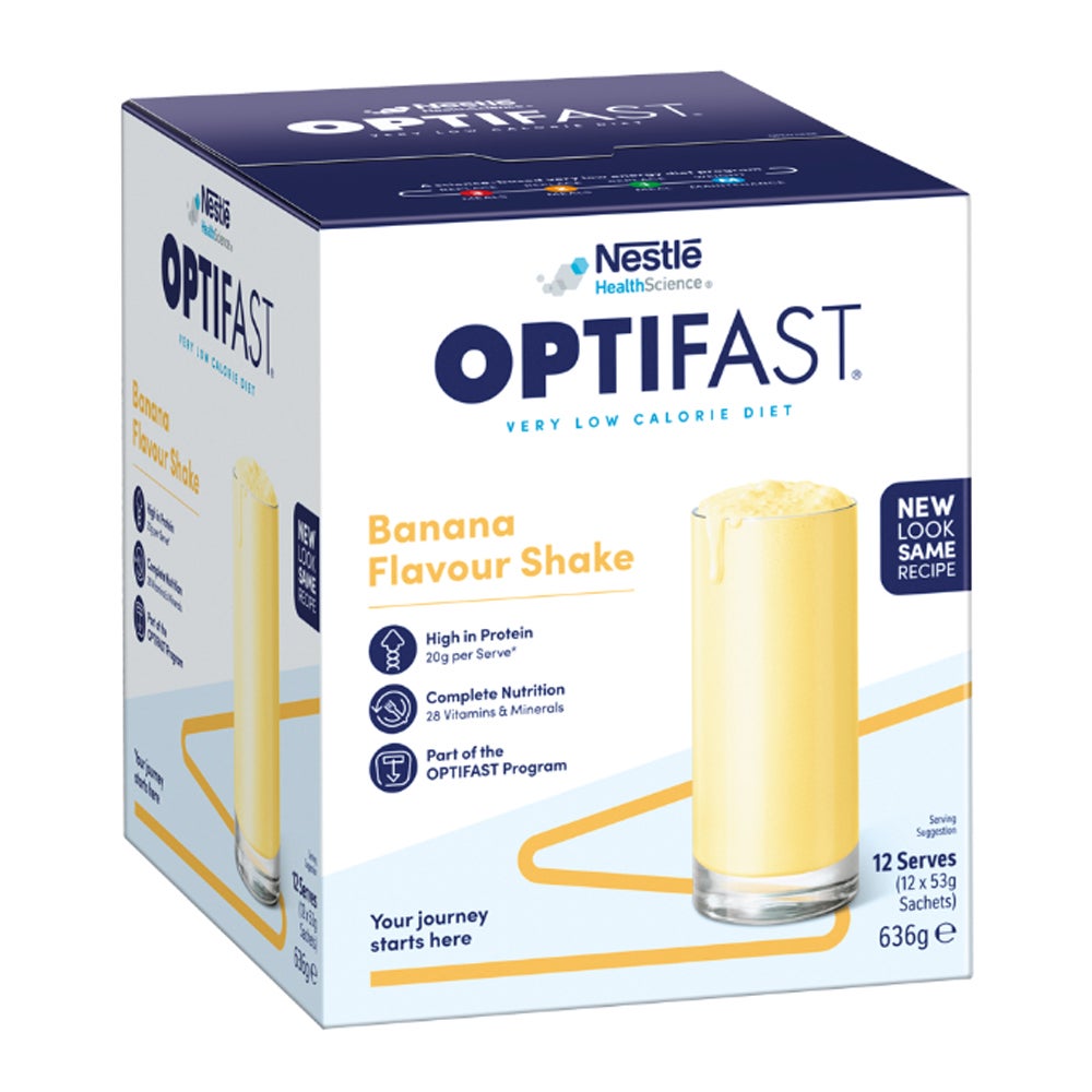 Optifast VLCD Shake Banana 53 gm x 12