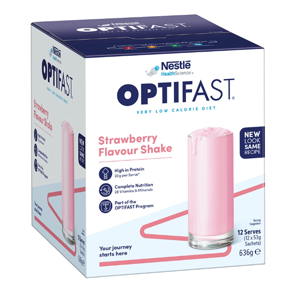 Optifast VLCD Shake Strawberry 53 gm x 12