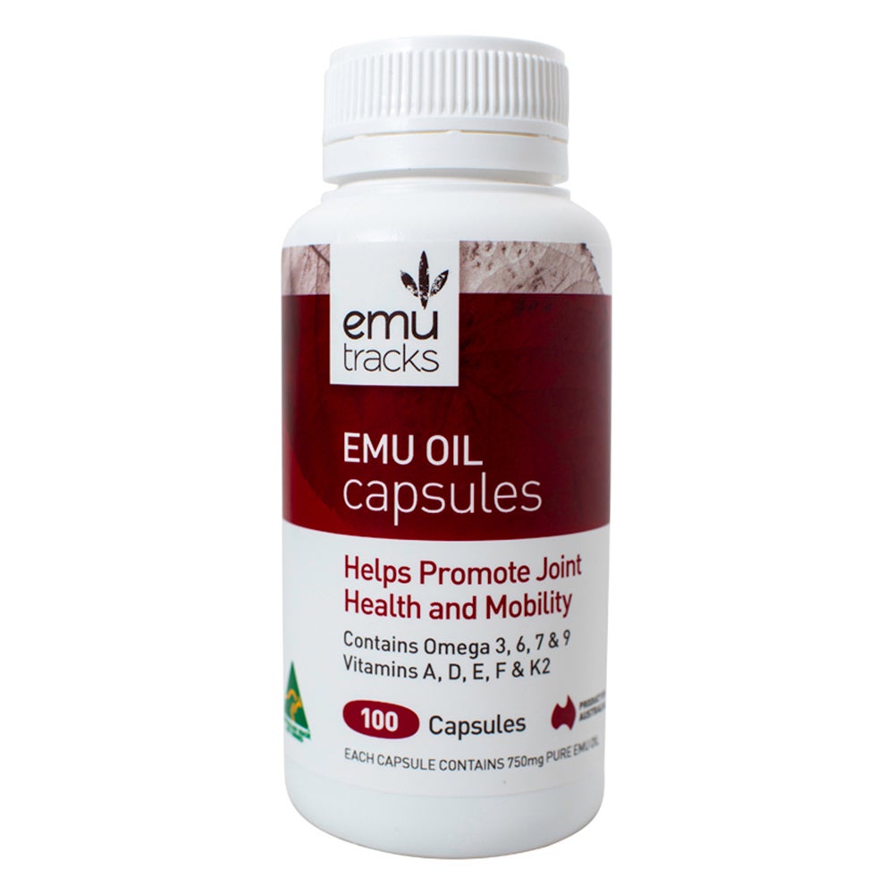 Emu Tracks Emu Oil 100 Capsul