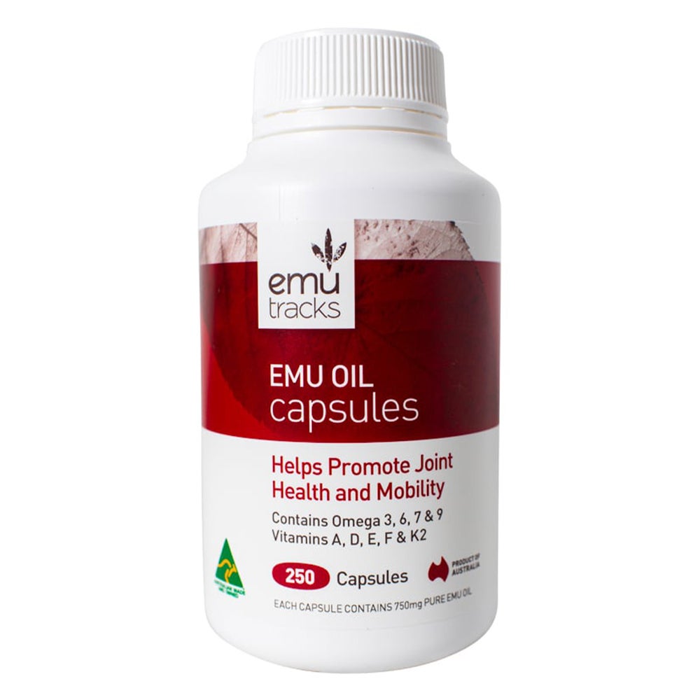 Emu Tracks Emu Oil 250 Capsul