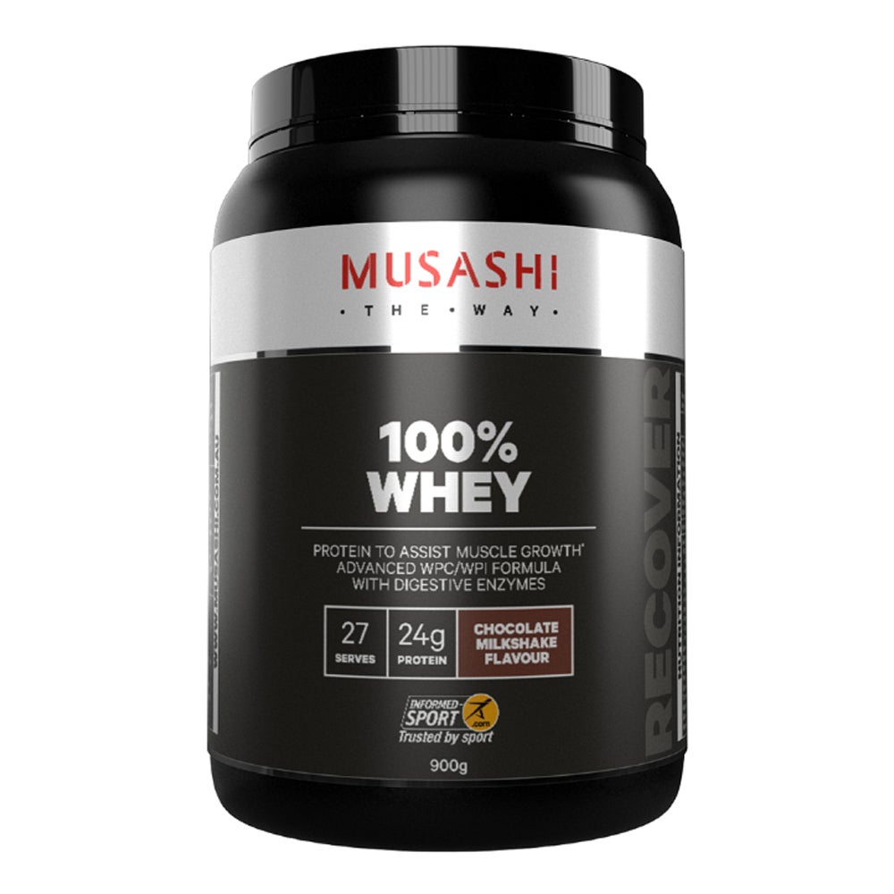 Musashi 100% Whey Powder Chocolate Milkshake 900 gm