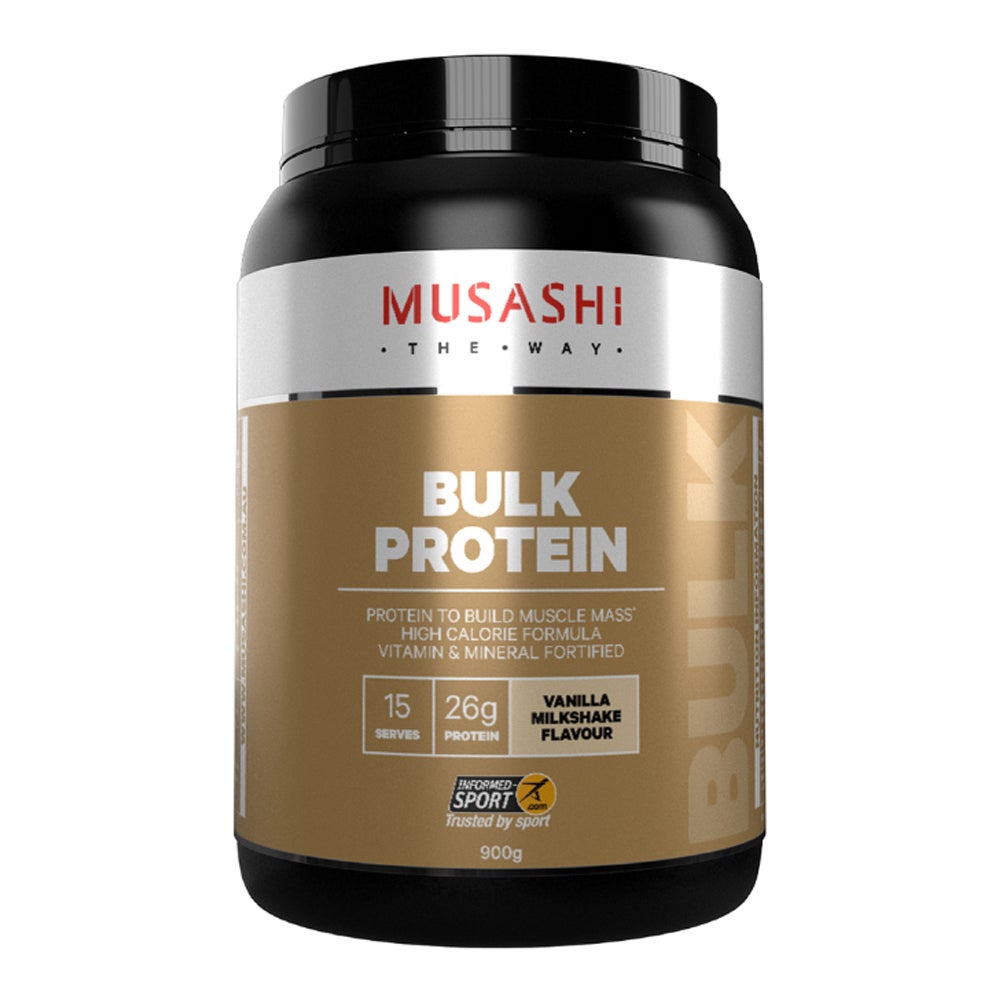 Musashi Bulk Protein Powder Vanilla Milkshake 900 gm