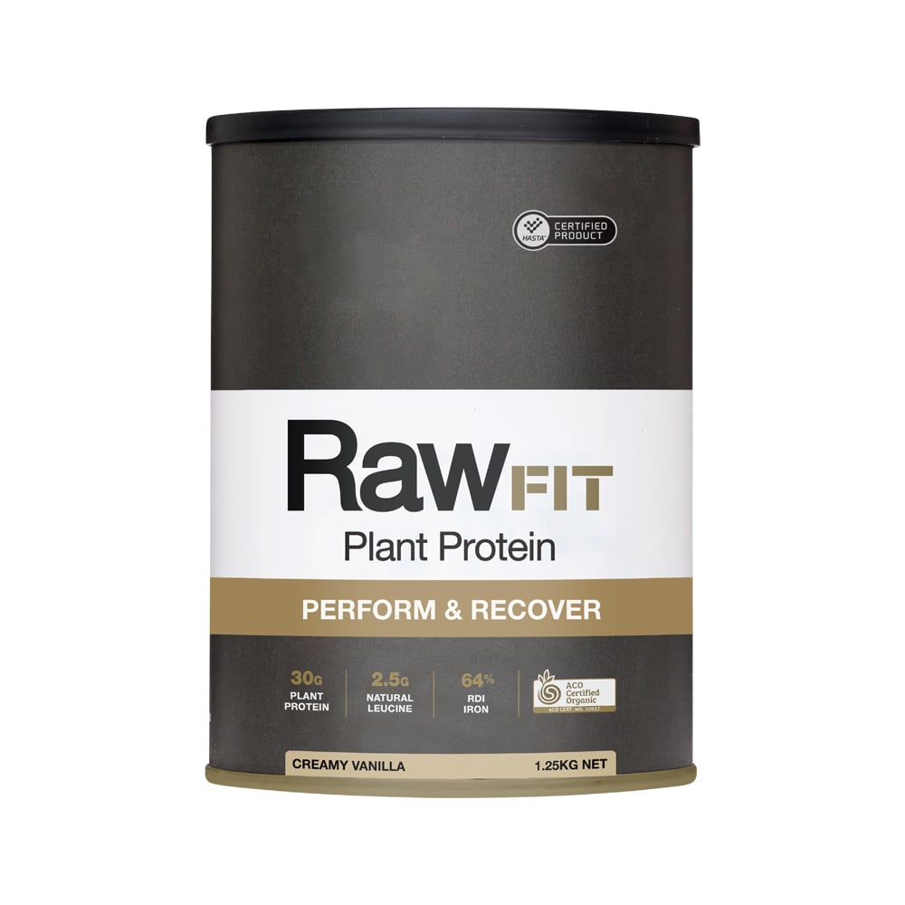 Amazonia RawFIT Plant Protein Perform & Recover Powder Creamy Vanilla 1.25 kg