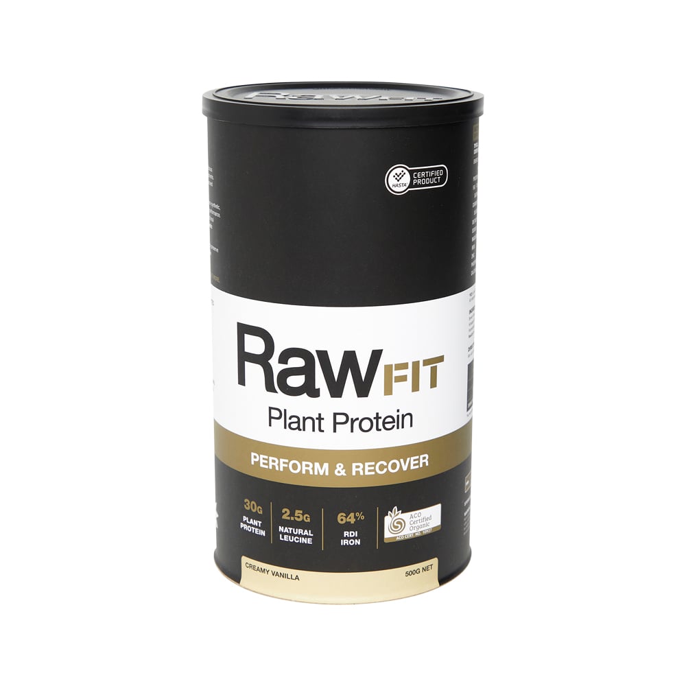 Amazonia RawFIT Plant Protein Perform & Recover Powder Creamy Vanilla 500 kg