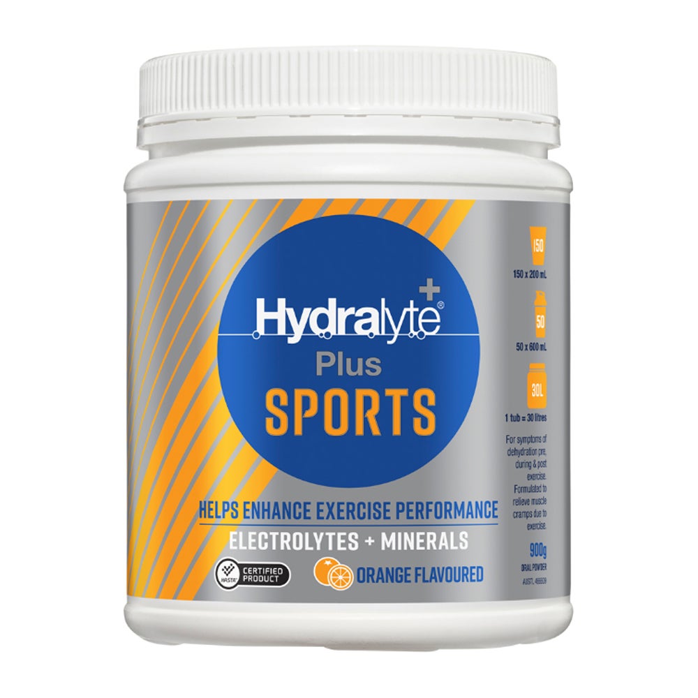 Hydralyte Plus Sports Powder Orange 900 gm