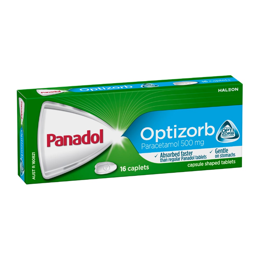 Panadol Optizorb Paracetamol 500 mg 16 Caplets