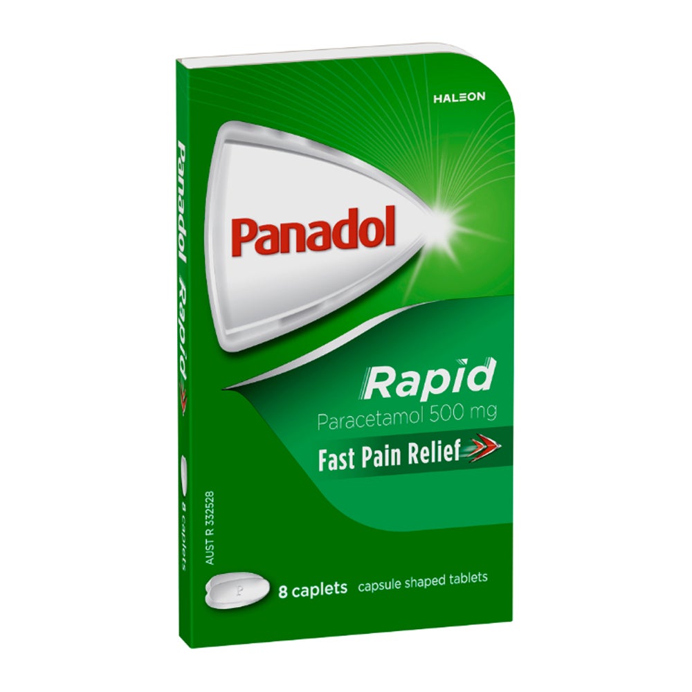 Panadol Rapid Paracetamol 500 mg 8 Caplets