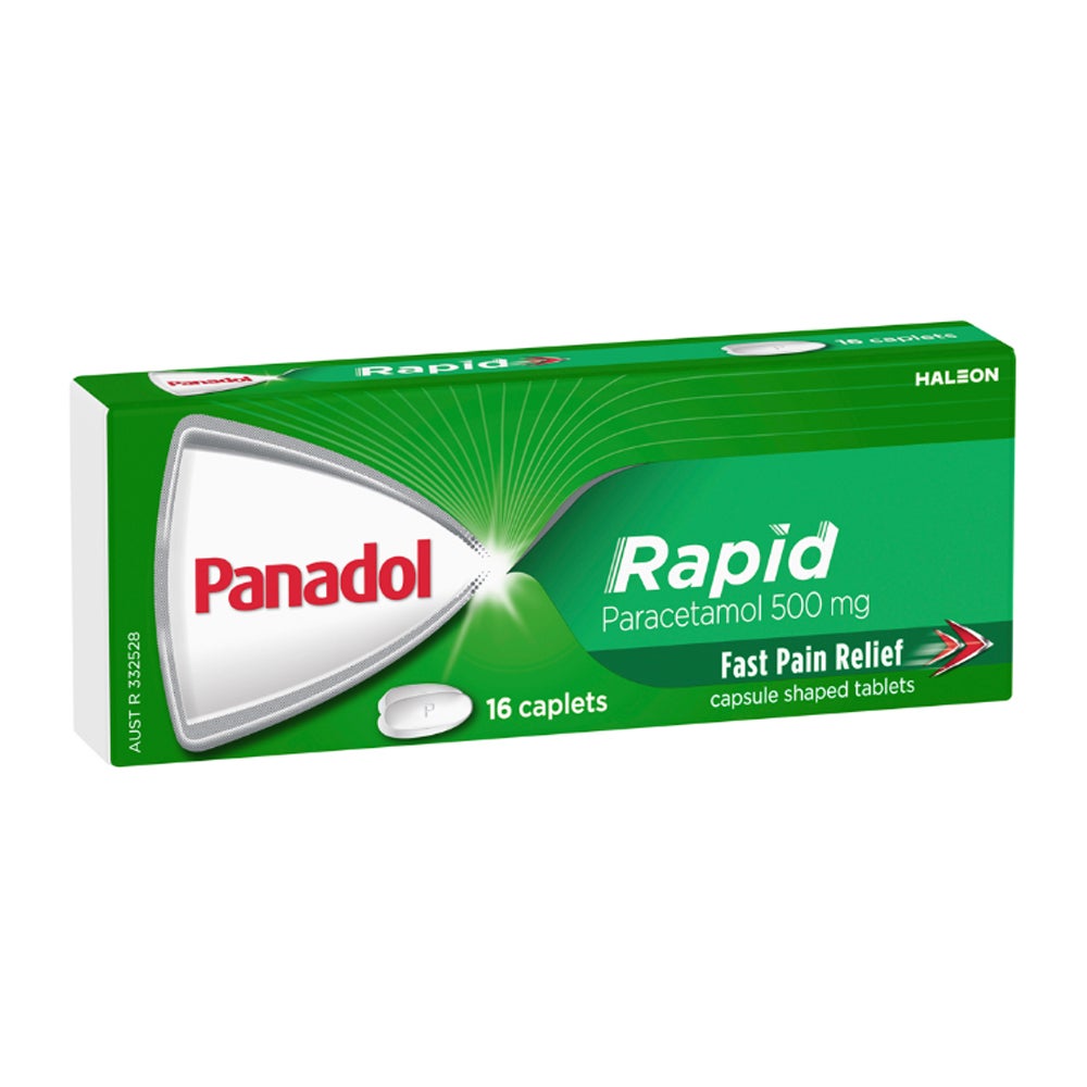 Panadol Rapid Paracetamol 500 mg 16 Caplets