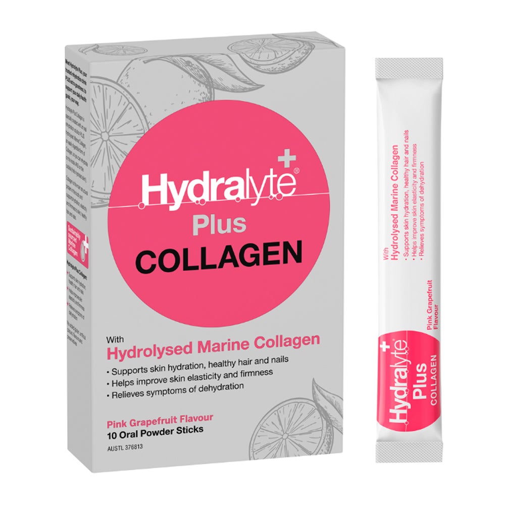 Hydralyte Plus Collagen Powder 10 Sachets