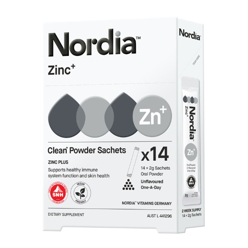 Nordia Zinc+ Unflavoured 14 x 2 gm