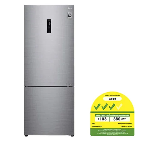 451 L Bottom Freezer with Inverter Compressor in Platinum silver - GB-B4452PZ