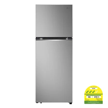 LG 335L Top Freezer Refrigerator with Smart Inverter Compressor in Prime Silver - GT-B3303PY