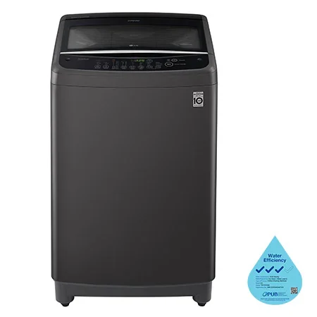 LG 10kg Smart Inverter Top Load Washing Machine in Middle Black - T2310VSAB