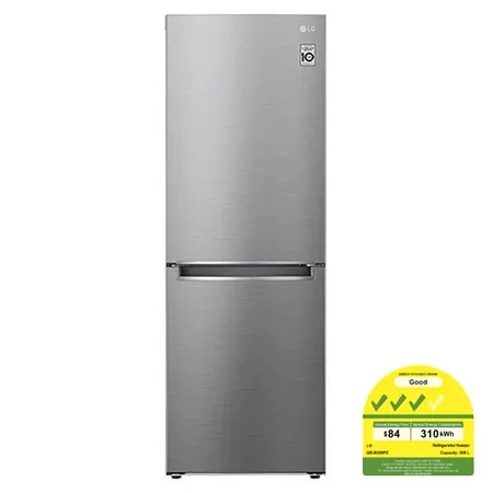 LG 306L Bottom Freezer Refrigerator with Smart Inverter Compressor - GB-B306PZ