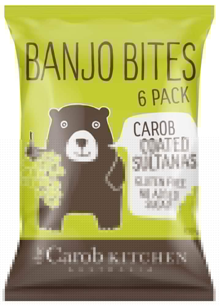 The Carob Kitchen Carob Sultanas Banjo Bits 6 Pk 120g