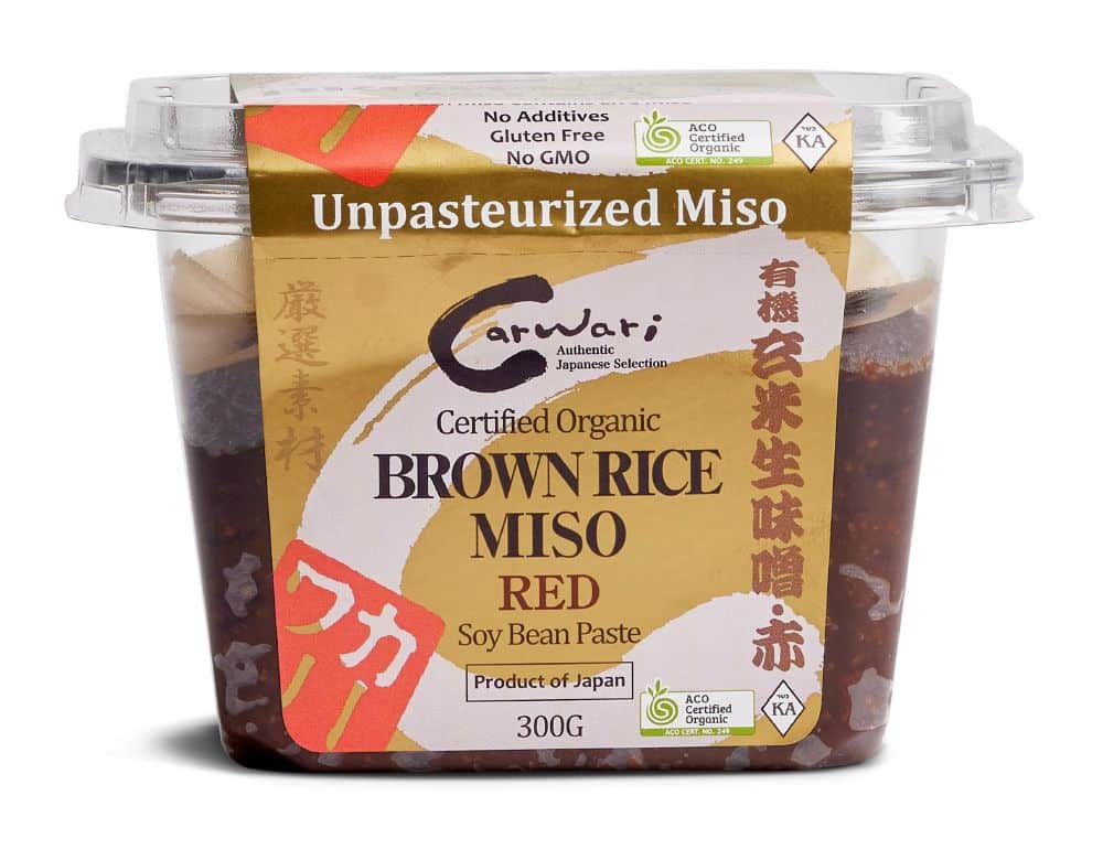 Carwari Organic Miso Brown Rice Paste Red 300g