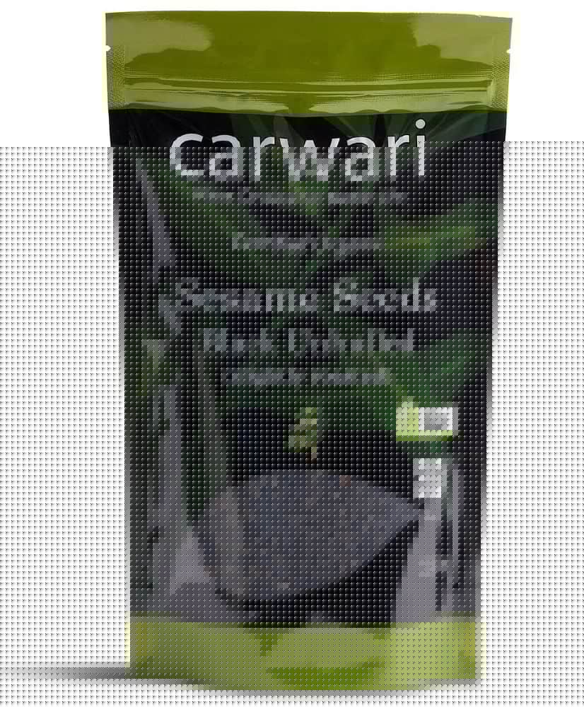 Carwari Organic Sesame Seeds Unhulled Black 200g