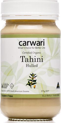 Carwari Organic Tahini Hulled 375g