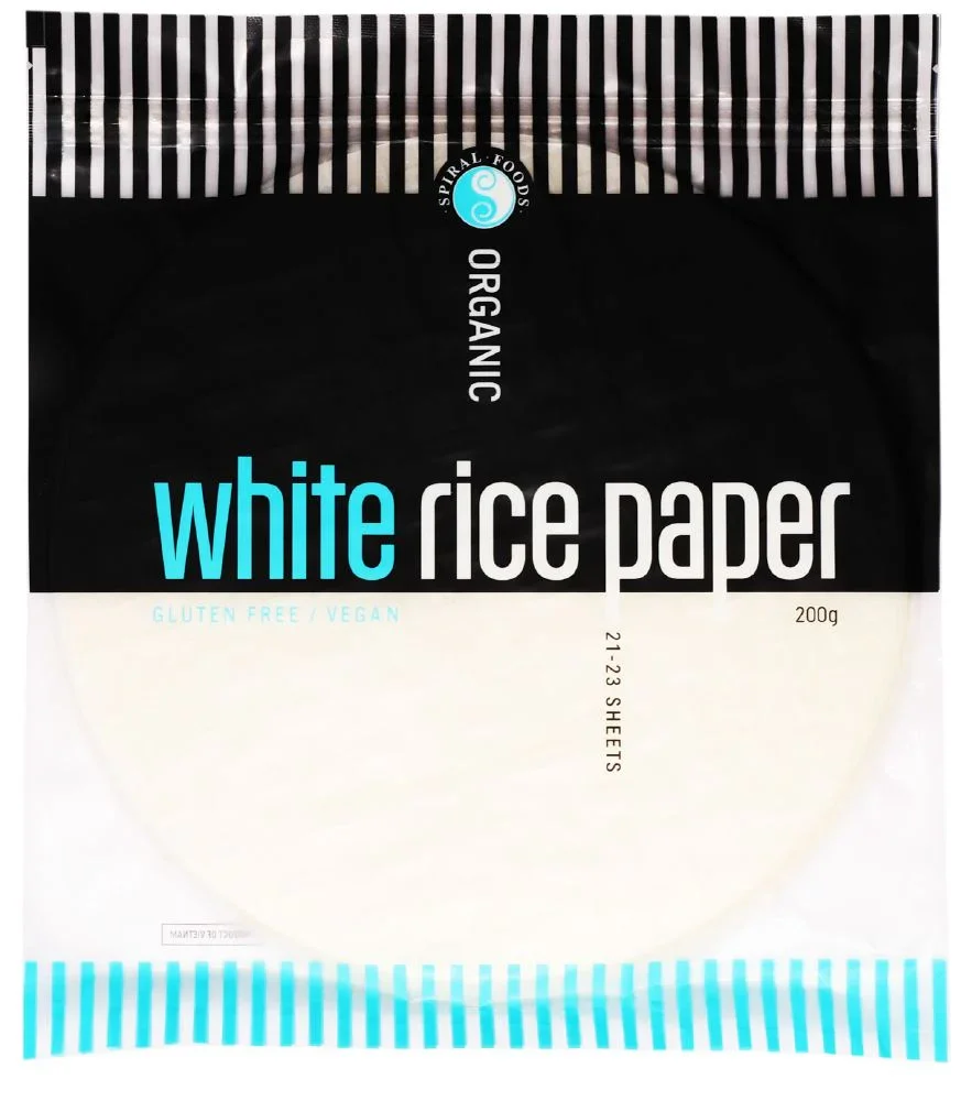 Spiral Rice Paper White Organic 200g
