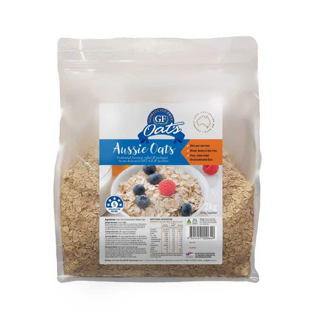 Gloriously Free Uncontaminated Oats Aussie 2kg