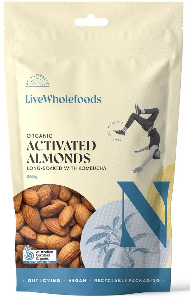 Live Wholefoods Almonds Organic Activated 300g