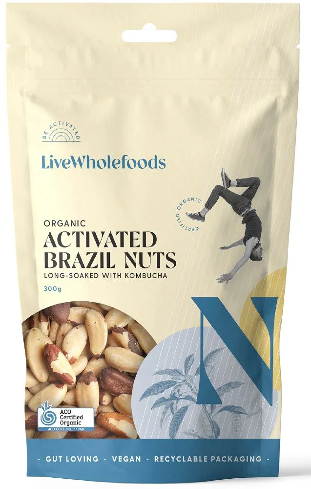 Live Wholefoods Brazils Organic Activated 300g