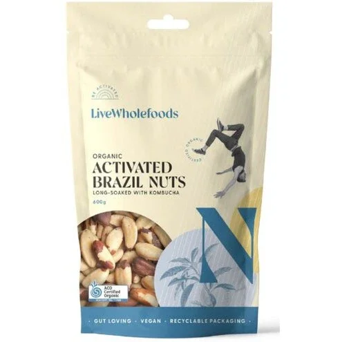 Live Wholefoods Brazils Organic Activated 600g