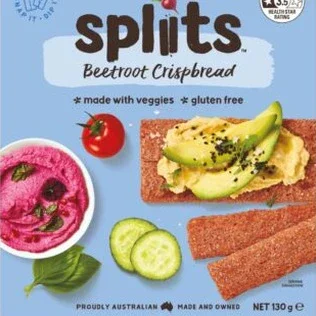 Spliits Beetroot Crispbread G/F 130g