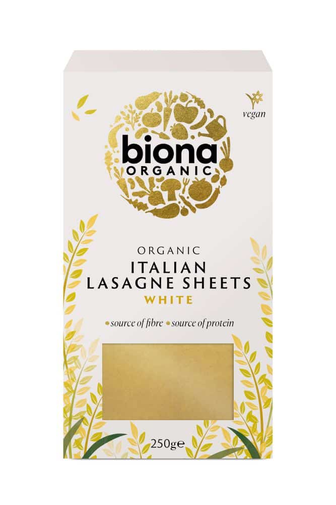 Biona Organic White Lasagne Sheets 250g