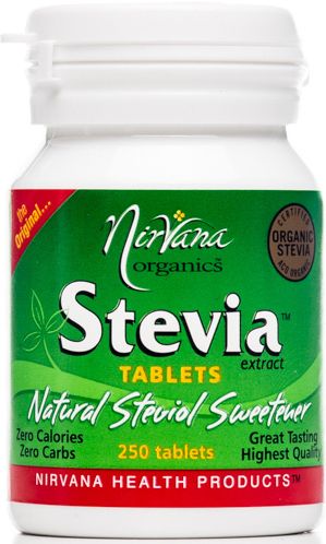 Nirvana Organics Stevia 250Tabs