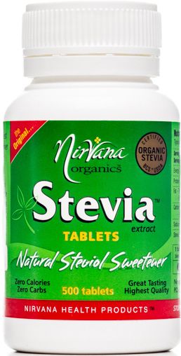 Nirvana Organics Stevia Tablets 500’s