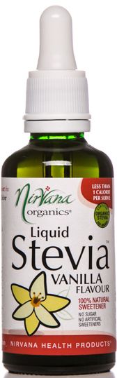 Nirvana Organics Vanilla Flavour Stevia Liquid 50ml