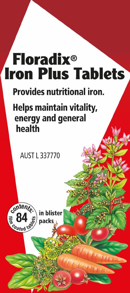 Floradix Iron Plus 84 Tablets