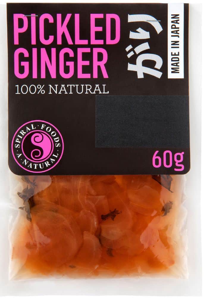 Spiral Pickled Ginger 50g