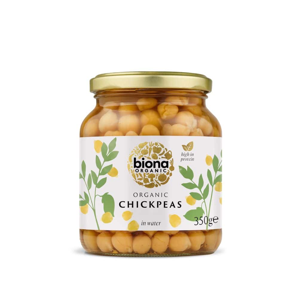 Biona Organic Chickpeas in Jar 350g