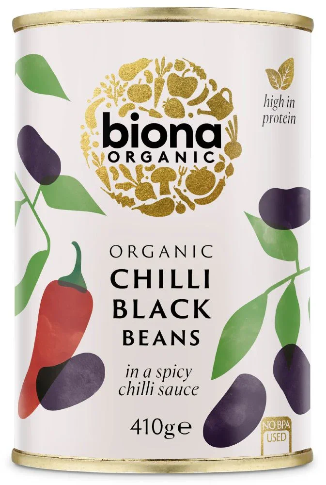Biona Organic Chilli Black Beans 410g