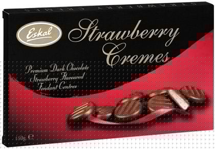 Eskal Gift Box Strawberry Cremes G/F 150g