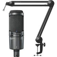 Audio Technica Audio-Technica AT2020USB-X Cardioid Microphone Boom Arm Bundle