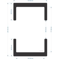 DEMCiflex Lian Li 011 Dynamic EVO Case Rear Filter
