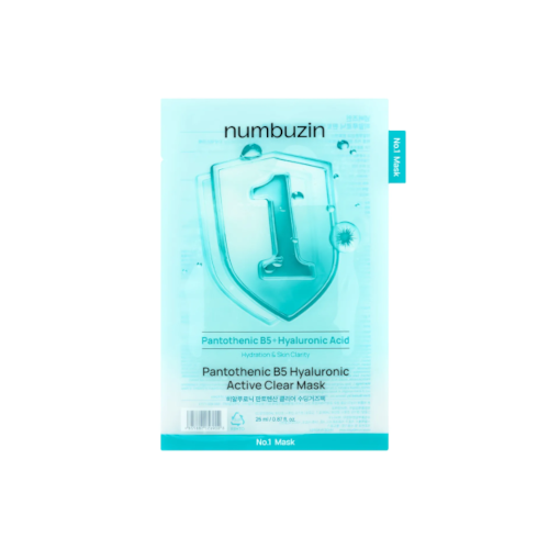 [Deal] numbuzin - No. 1 Pantothenic B5 Hyaluronic Active Clear Mask (New Version of No.1 Dewy Glow Spa Sheet Mask) - 1pc