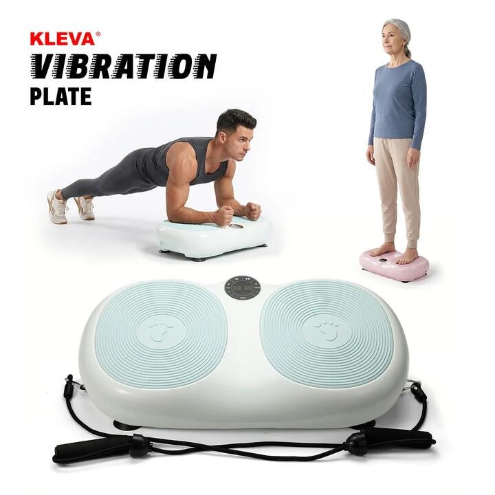 KLEVA® Vibration Plate + Remote Control – Whole Body Vibration Platform for Home Workout & Circulation