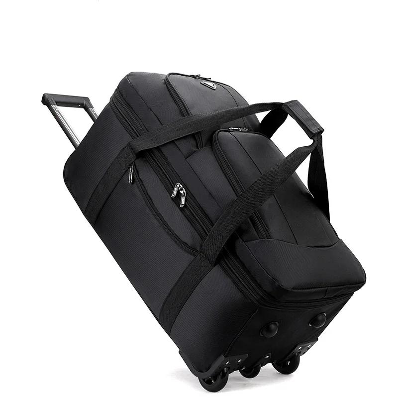 ECOTREK Expandable Rolling Checked-In Duffle Bag with Wheels Luggage Sets