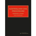Australian Civil Procedure by Bernard Cairns