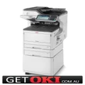 OKI MC873dnct A3 Colour MFP w Two Paper Trays & Cabinet (45850206dnct)