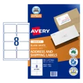 Avery Inkjet Label J8165 8UP Pack of 50 (99.1 x 67.7 mm)