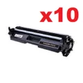 3 x Compatible HP 17A Black Toner Cartridge - 1,600 pages