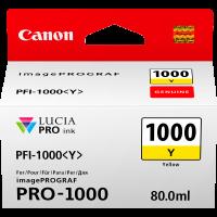 Canon PFI1000 Yellow Ink Cartridge