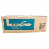 Kyocera TK-859 Cyan Toner Cartridge - 18,000 pages